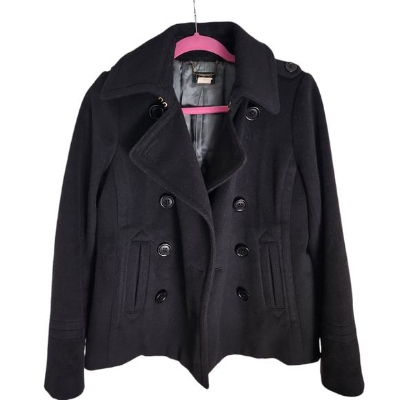 J. Crew black 100% wool peacoat size S - Picture 7 of 10